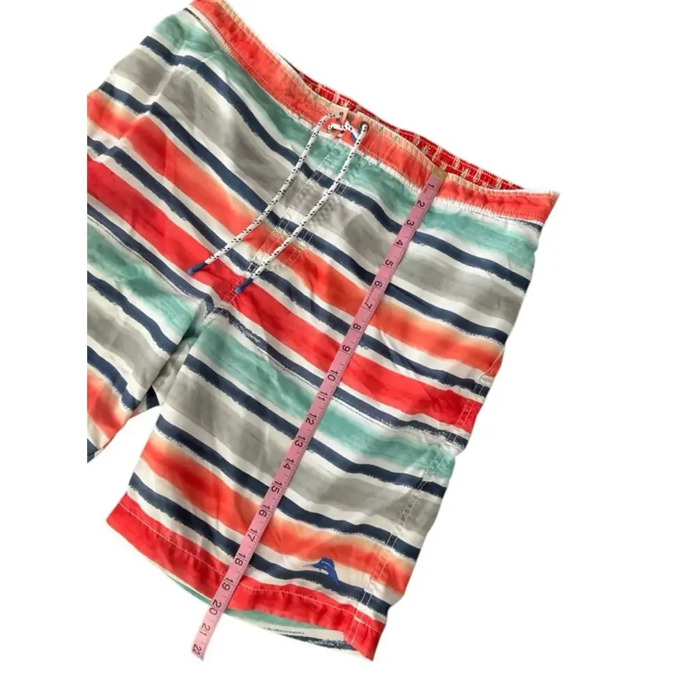 Tommy Bahama Men's Swim Trunks Shorts Striped Size XL NEW